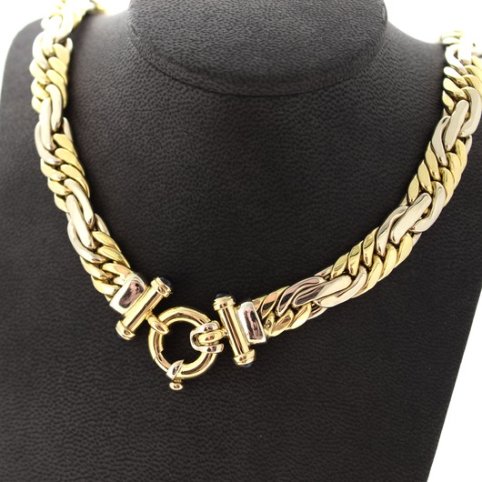 Juweel Collier bicolor goud 18 karaat 'CV-1785-TWDH' Juweel Collier bicolor goud 18 karaat 'CV-1785-TWDH'