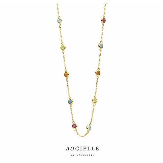 Juweel Aucielle collier 18 karaat geelgoud AK0010C/44 Juweel Aucielle collier 18 karaat geelgoud AK0010C/44