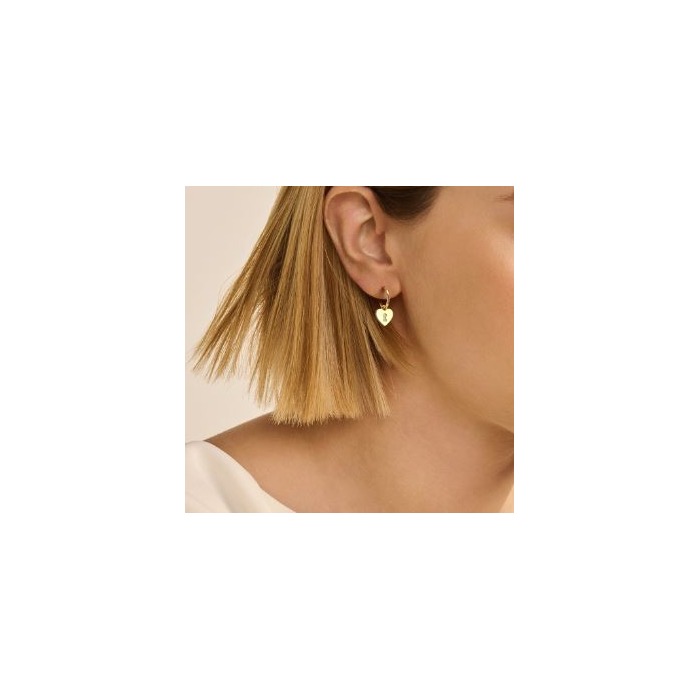 Juweel DIAMANTI PER TUTTI HEART LOCK SINGLE EARRING M2463 YELLOW 