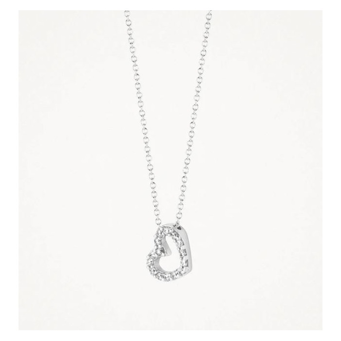 Juweel BLUSH COLLIER 14 KARAAT WITGOUD 3072WZI 