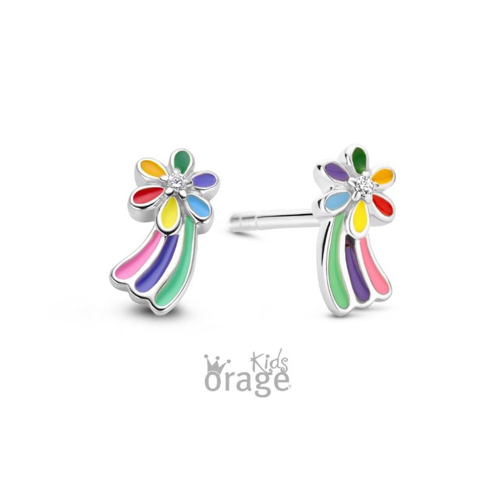 Juweel ORAGE KIDS OORRINGEN BLOEM MULTICOLOR K2730 