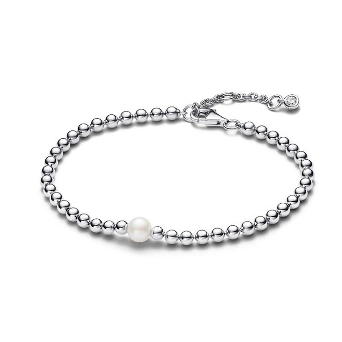 Juweel PANDORA ARMBAND PEARL AND ZIRCONIA 593173C01-18