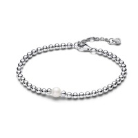 Juweel PANDORA ARMBAND PEARL AND ZIRCONIA 593173C01-16 Juweel PANDORA ARMBAND PEARL AND ZIRCONIA 593173C01-16