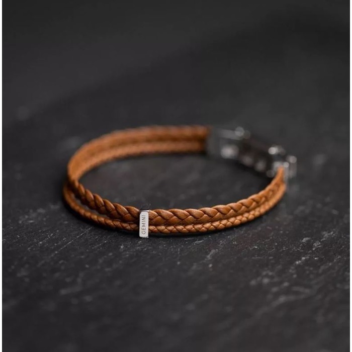 Juweel Gemini Armband Duo Light Brown O54