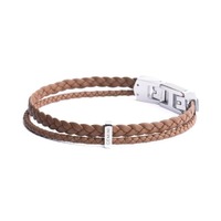 Juweel Gemini Armband Duo Light Brown O54 Juweel Gemini Armband Duo Light Brown O54