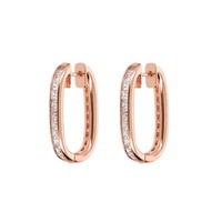 Juweel BRONZALLURE OVAL HOOP EARRINGS WSBZ02264.WR Juweel BRONZALLURE OVAL HOOP EARRINGS WSBZ02264.WR