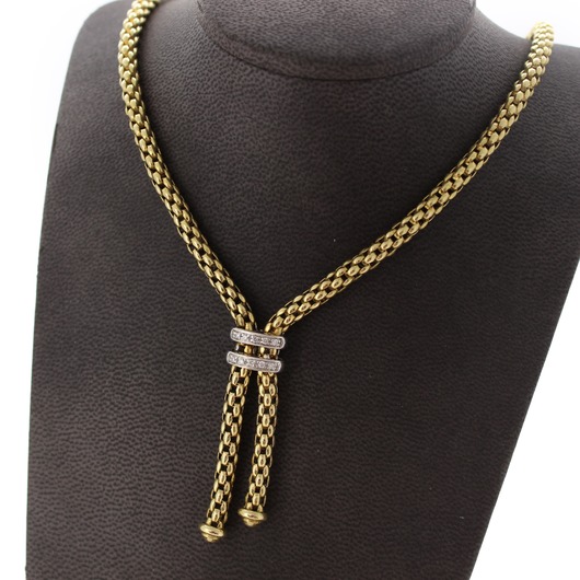 Juweel Fope Colier Geel goud 18karaat briljanten '80993-1981-TWDH' Juweel Fope Colier Geel goud 18karaat briljanten '80993-1981-TWDH'