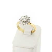 Juweel Ring bicolor 18 karaat briljanten '80996-1984-TWDH' Juweel Ring bicolor 18 karaat briljanten '80996-1984-TWDH'