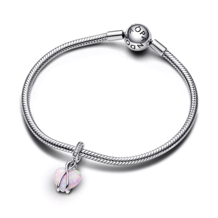 Juweel PANDORA MUM OPALASCENT HEART CHARM 793202C01 