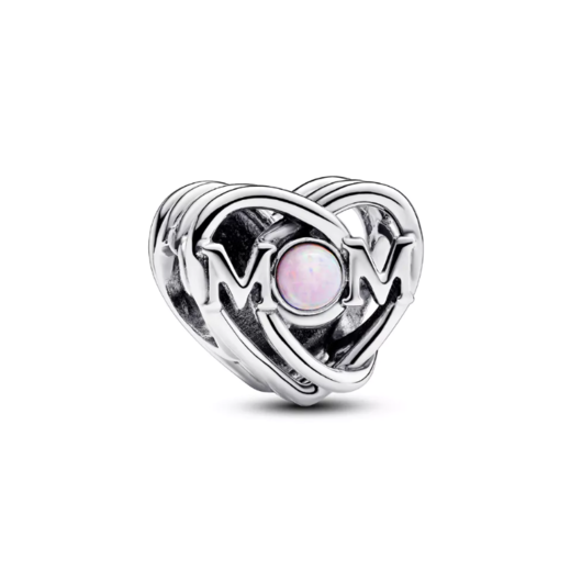 Juweel PANDORA MOM AND HEARTS CHARM 793233C01 Juweel PANDORA MOM AND HEARTS CHARM 793233C01