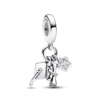 Juweel PANDORA GRADUATION TRIPLE DANGLE 793240C01 Juweel PANDORA GRADUATION TRIPLE DANGLE 793240C01