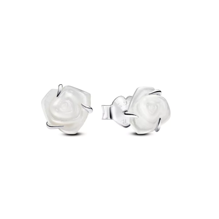 Juweel PANDORA WHITE ROSE IN BLOOM OORSTEKERS 293209C01 