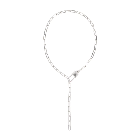 Juweel BUDDHA TO BUDDHA CHAINLINK LOCK NECKLACE SILVER 721 60CM Juweel BUDDHA TO BUDDHA CHAINLINK LOCK NECKLACE SILVER 721 60CM