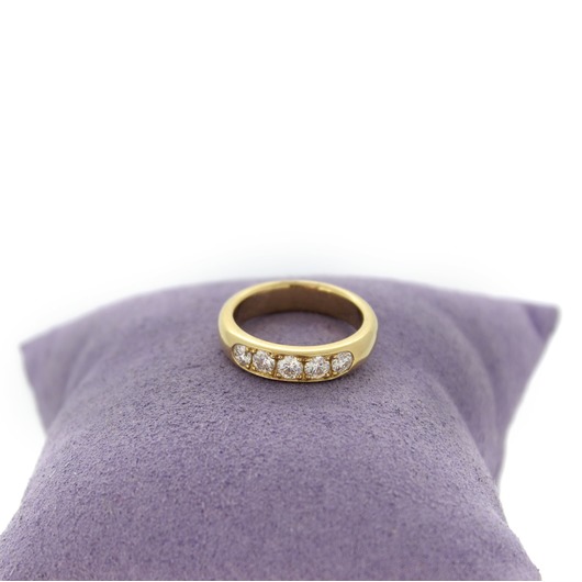 Juweel Ring geelgoud 18 karaat met briljanten 'CV-2011-TWDH' Juweel Ring geelgoud 18 karaat met briljanten 'CV-2011-TWDH'