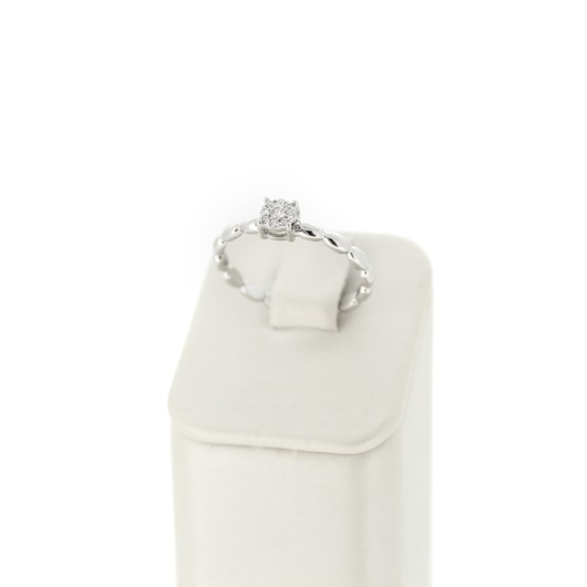 Juweel Ring witgoud 18 karaat briljant '82142-2031-TWDH'  Juweel Ring witgoud 18 karaat briljant '82142-2031-TWDH'