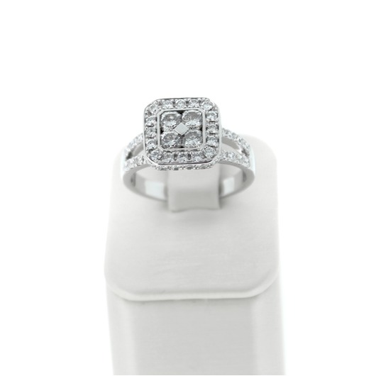 Juweel Flanders Ring Witgoud 18 karaat '82237-2056-TWDH' Juweel Flanders Ring Witgoud 18 karaat '82237-2056-TWDH'