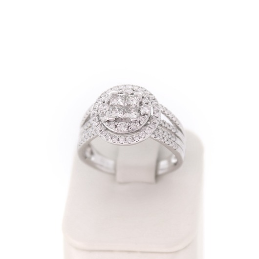 Juweel Ring witgoud 18 karaat briljanten '83306-2078-TWDH' Juweel Ring witgoud 18 karaat briljanten '83306-2078-TWDH'