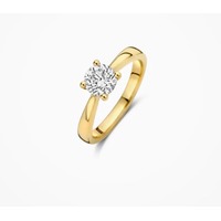 Juweel BLUSH LAB GROWN RING 14K geelgoud LG DIAMONDS LG1005W  Juweel BLUSH LAB GROWN RING 14K geelgoud LG DIAMONDS LG1005W