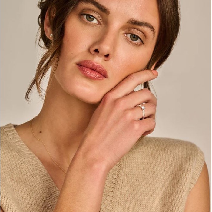 Juweel BLUSH LAB GROWN RING 14K WITGOUD LG DIAMONDS LG1002W 