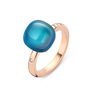 Juweel BIGLI MINI SWEETY RING 18K ROSE GOUD 20R88RLOBMP Juweel BIGLI MINI SWEETY RING 18K ROSE GOUD 20R88RLOBMP