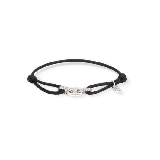 Juweel BUDDHA TO BUDDHA KATJA CORD BRACELET SILVER BLACK 133BL  Juweel BUDDHA TO BUDDHA KATJA CORD BRACELET SILVER BLACK 133BL