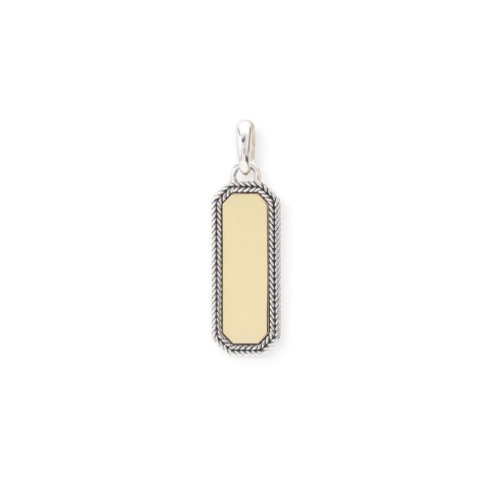 Juweel BUDDHA TO BUDDHA BARBARA OCTAGON TAG PENDANT BICOLOR 693 ONE 