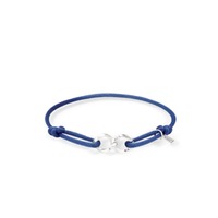 Juweel Buddha To Buddha Chain XS Cord bracelet Silver Cobalt Blue 135BU Juweel Buddha To Buddha Chain XS Cord bracelet Silver Cobalt Blue 135BU