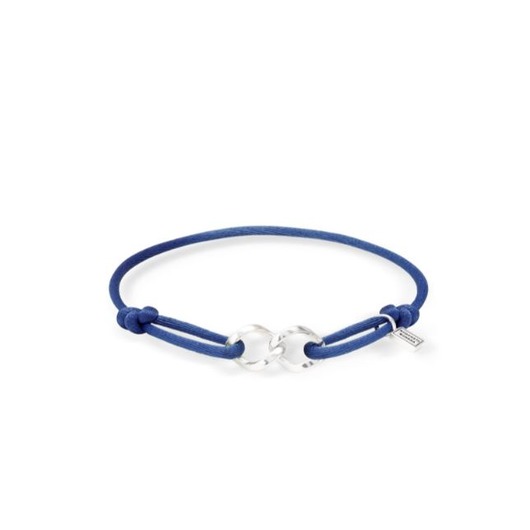 Juweel Buddha To Buddha Chain XS Cord bracelet Silver Cobalt Blue 135BU  Juweel Buddha To Buddha Chain XS Cord bracelet Silver Cobalt Blue 135BU