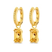 Juweel DIAMANTI PER TUTTI CITRINE SINGLE HOOP M2444 YELLOW Juweel DIAMANTI PER TUTTI CITRINE SINGLE HOOP M2444 YELLOW