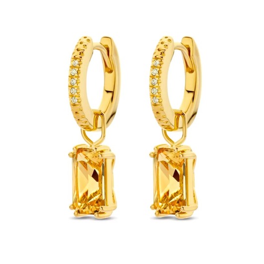 Juweel DIAMANTI PER TUTTI CITRINE SINGLE HOOP M2444 YELLOW Juweel DIAMANTI PER TUTTI CITRINE SINGLE HOOP M2444 YELLOW