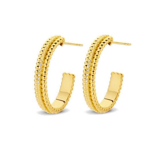 Juweel DIAMANTI PER TUTTI DOTTY HOOPS M2453 YELLOW Juweel DIAMANTI PER TUTTI DOTTY HOOPS M2453 YELLOW