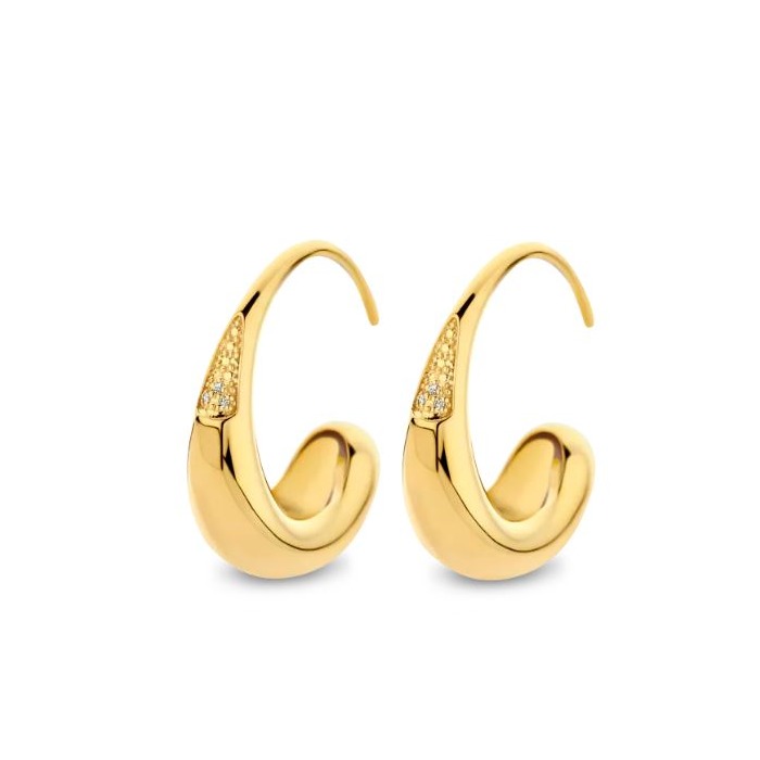 Juweel DIAMANTI PER TUTTI HONEY DRIP LARGE HOOPS M2472 YELLOW 