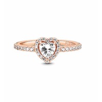 Juweel PANDORA TIMELESS HEART ROSE RING 188421C02  Juweel PANDORA TIMELESS HEART ROSE RING 188421C02