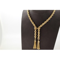 Juweel Collier tors vintage geelgoud 18karaat 'CV-2096-TWDH' Juweel Collier tors vintage geelgoud 18karaat 'CV-2096-TWDH'