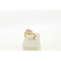 Juweel Ring Geelgoud 18 karaat briljanten 'CV-2102-TWDH'  Juweel Ring Geelgoud 18 karaat briljanten 'CV-2102-TWDH'