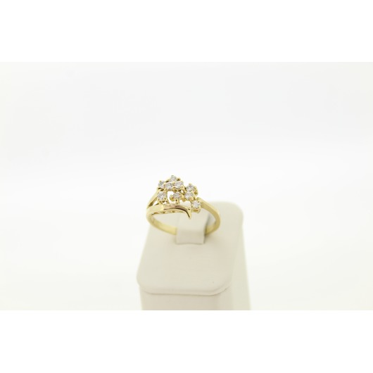 Juweel Ring Geelgoud 18 karaat briljanten 'CV-2102-TWDH'  Juweel Ring Geelgoud 18 karaat briljanten 'CV-2102-TWDH'