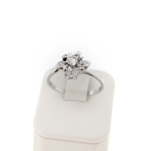 Juweel Ring witgoud 18 karaat diamanten '84291-2117-TWDH'  Juweel Ring witgoud 18 karaat diamanten '84291-2117-TWDH'