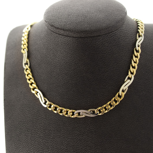 Juweel Collier bicolor goud 18 karaat 'CV-2125-TWDH' Juweel Collier bicolor goud 18 karaat 'CV-2125-TWDH'