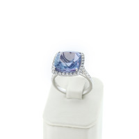 Juweel Ring Bigli 20R96WAMBTDIA witgoud 18 karaat briljanten en Blue Topaze  '83670-2081-TWDH' Juweel Ring Bigli 20R96WAMBTDIA witgoud 18 karaat briljanten en Blue Topaze  '83670-2081-TWDH'