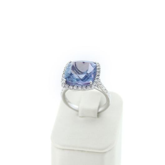 Juweel Ring Bigli 20R96WAMBTDIA witgoud 18 karaat briljanten en Blue Topaze  '83670-2081-TWDH' Juweel Ring Bigli 20R96WAMBTDIA witgoud 18 karaat briljanten en Blue Topaze  '83670-2081-TWDH'