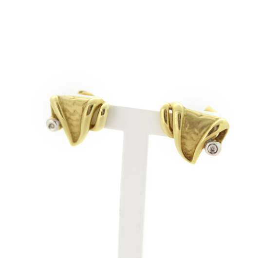 Juweel Oorstekers Rondo Arando geelgoud briljant '85284-2156-TWDH' Juweel Oorstekers Rondo Arando geelgoud briljant '85284-2156-TWDH'