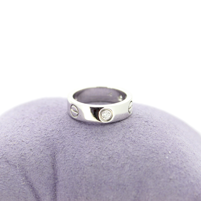 Juweel Cartier Ring witgoud 18 karaat briljant '84823-2154-TWDH'