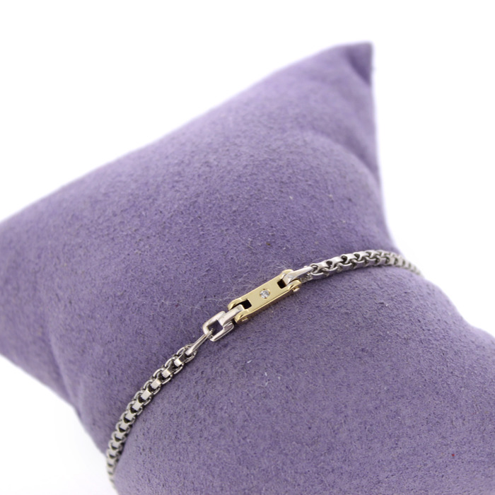 Juweel Baraka Armband Bicolor wit & geelgoud 18karaat '85078-2153-TWDH' 