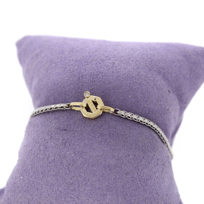 Juweel Baraka Armband Bicolor wit & geelgoud 18karaat '85078-2153-TWDH' 