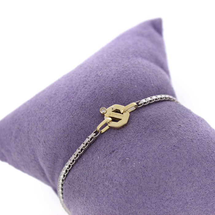 Juweel Baraka Armband Bicolor wit & geelgoud 18karaat '85078-2153-TWDH' 