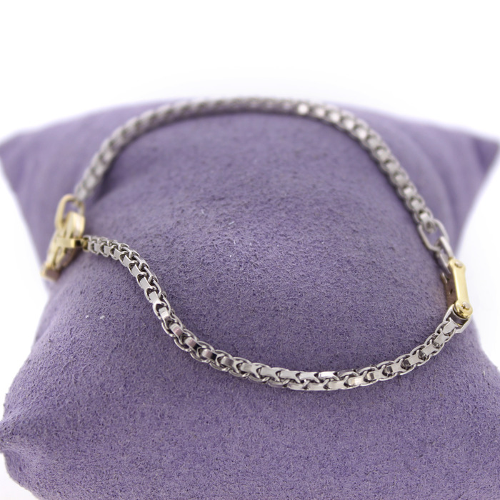 Juweel Baraka Armband Bicolor wit & geelgoud 18karaat '85078-2153-TWDH' 