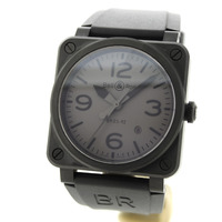 Horloge Bell & Ross Ceramic Commando BR03-92-CBL 'CV-899-TWDH' Horloge Bell & Ross Ceramic Commando BR03-92-CBL 'CV-899-TWDH'