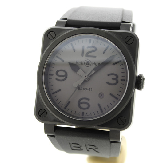 Horloge Bell & Ross Ceramic Commando BR03-92-CBL 'CV-899-TWDH' Horloge Bell & Ross Ceramic Commando BR03-92-CBL 'CV-899-TWDH'