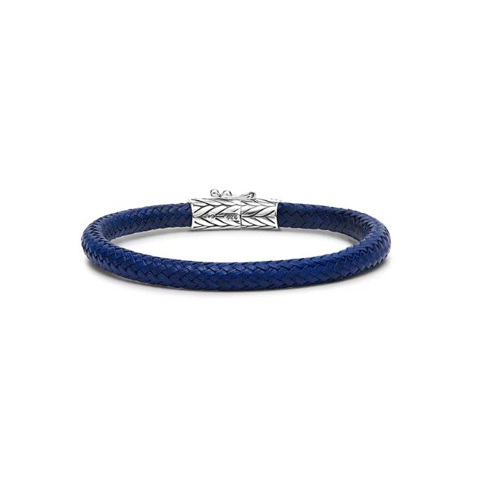 Juweel Buddha To Buddha Ellen Leather Bracelet Navy 149 