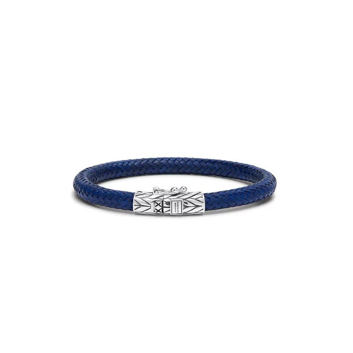 Juweel Buddha To Buddha Ellen Leather Bracelet Navy 149 